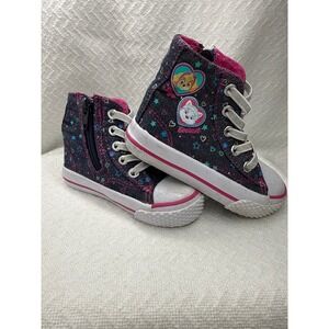 Paw Patrol Skye Everest Toddler High Top Sneakers Shoes Size‎ 5.5 Zip Up